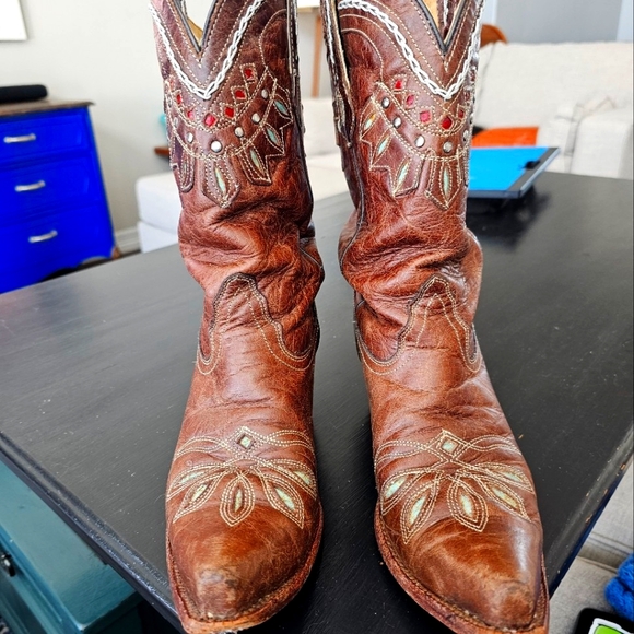 Tony Lama women's cowboy boots - Picture 3 of 7